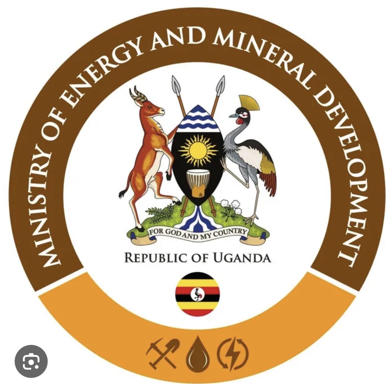 Ministry of Energy and Mineral Development Uganda logo